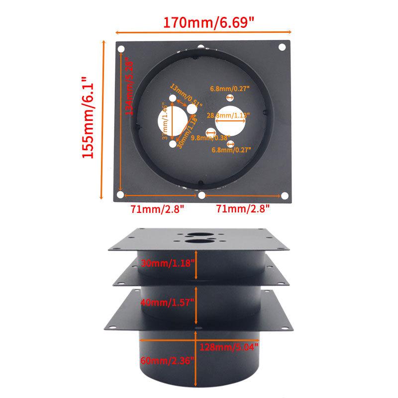 Car Air Diesel Heater Upgraded Base Mounting Bracket Floor Plate Height 30/40/60mm For Eberspacher Webasto Car Truck VAN Camper