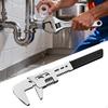 Adjustable Wrench Carbon Steel Plumbing Workshop DIY Manual Tool Utility Multifunctional Garage
