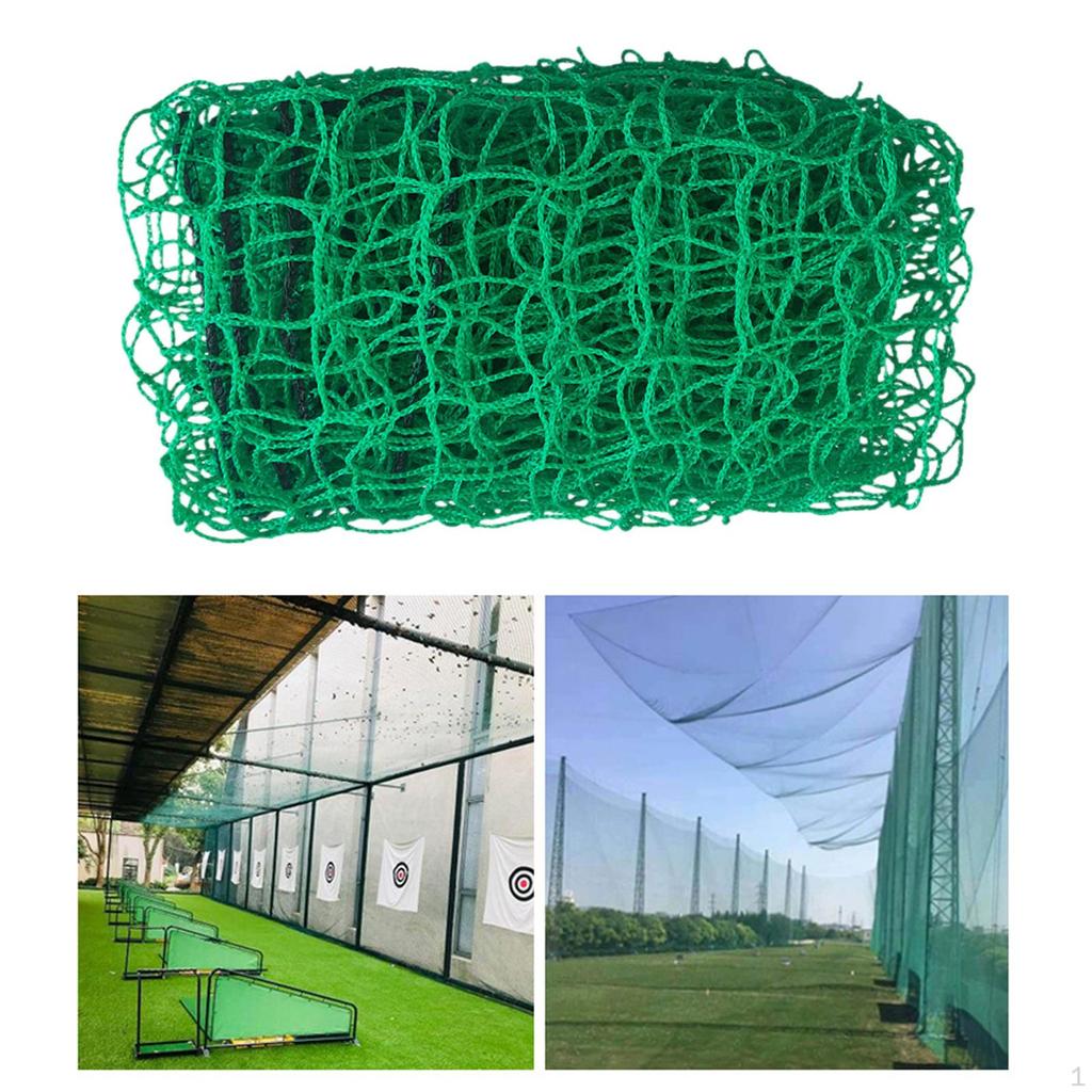 Барьерная сетка для занятий гольфом, сетка для ударов по мячу, безузловая ударопрочная тренировка для заднего двора