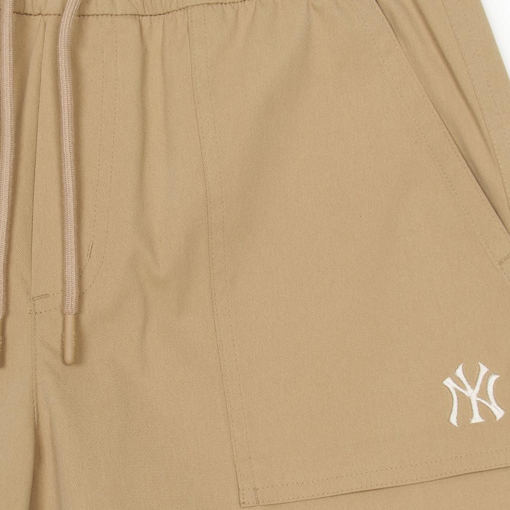 Новые базовые шорты MLB New York Yankees Casual Unisex Бежевый Желтый 3ASMB0253-50BGS