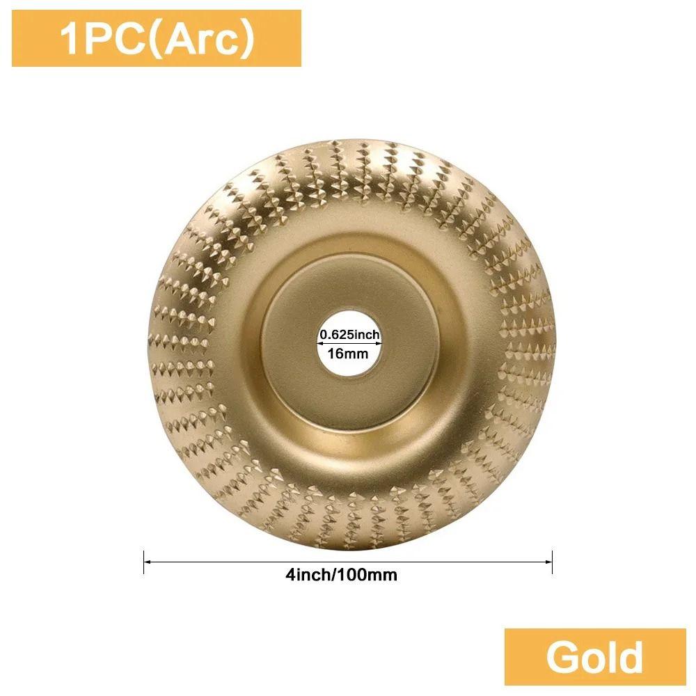 1/3Pcs Carbon Steel Wood Polishing Wheel Abrasive Tool Angle Grinder Disc Wood Grinding Wheel