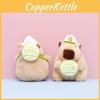 Plush Capybara Toy Keychain Cartoon Stuffed Doll Decoration Pendant Gift Cute