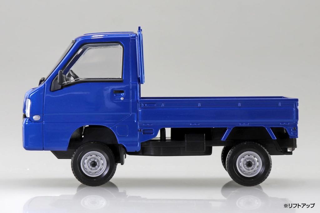 Aoshima Bunka Kyozaisha Raku Plastic Snap Kit Subaru Sambar Truck WR Blue Limited Plastic Model 1/32 No.05-WB Color-coded (Car)