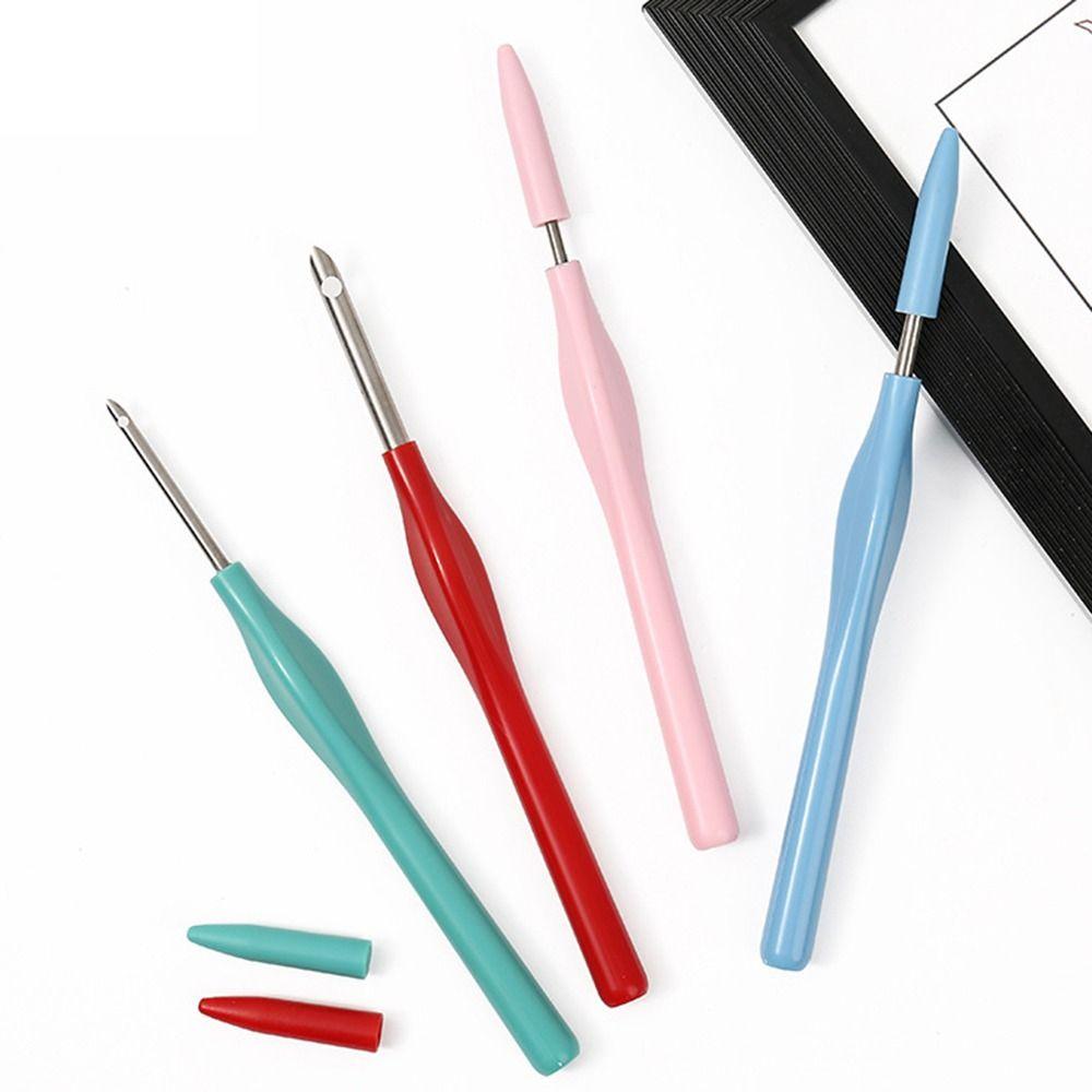 1/4Pcs Poking Cross Stitch Tools Embroidery Punch Needle Kit Punch Needle Tool