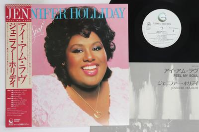 Виниловая пластинка JENNIFER HOLLIDAY Feel My Soul Продюсер Maurice W 25AP2739 GEFFEN 1983 Япония Obi SoulFunk Б/у