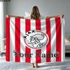 1PC AFC Ajax Custom Name Patterned Flannel Blanket Suitable For All Seasons for Home Decor Warmth and Comfort Gifts Holiday Present