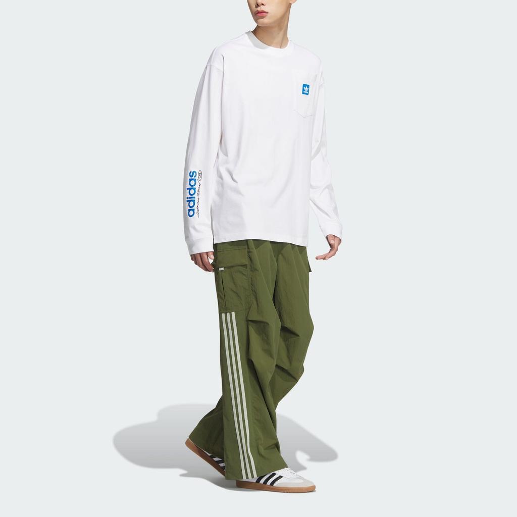 Adidas Originals CITY SKATE LONG SLEEVE T SHIRT T Shirt Men's White JC6833