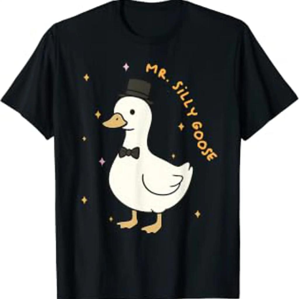 Mr Silly Goose Groom To Be Wedding Bride Matching T Shirt Vintage Stylish Fashion Comfortable Streetwear