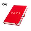 High Capacity Notebook for Journaling 2027 English Weekly Planner A5, 320 Page Schedule with Elastic Yearly Journal Students Band & Pen Holder,