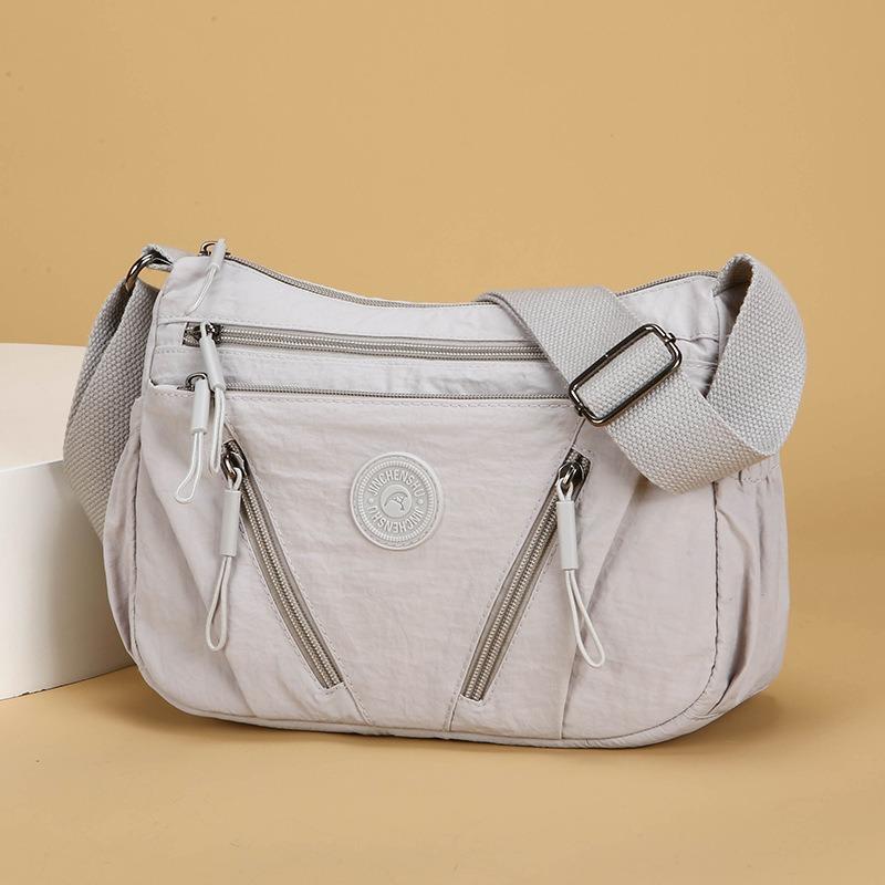 Многослойная повседневная и легкая сумка-мессенджер на одно плечо, женская модная простая и универсальная многоотделенческая сумка для поездок на работу, сумка для мамы среднего возраста