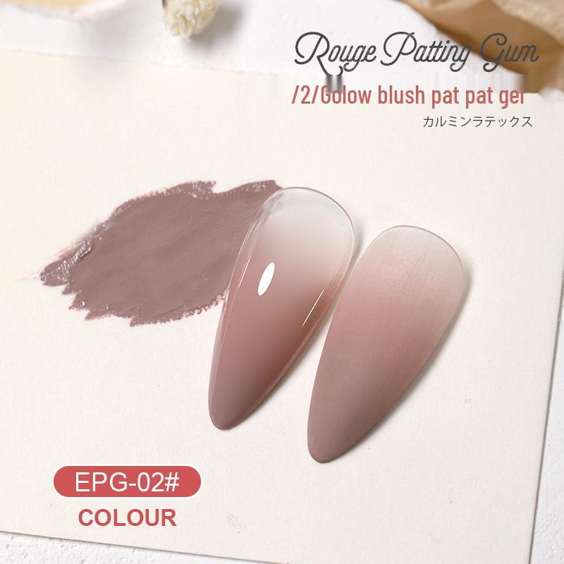 AS Rouge Pat Гель-лак для ногтей: Гель-румяна с высокой пигментацией, плотным градиентом и эффектом растушевки