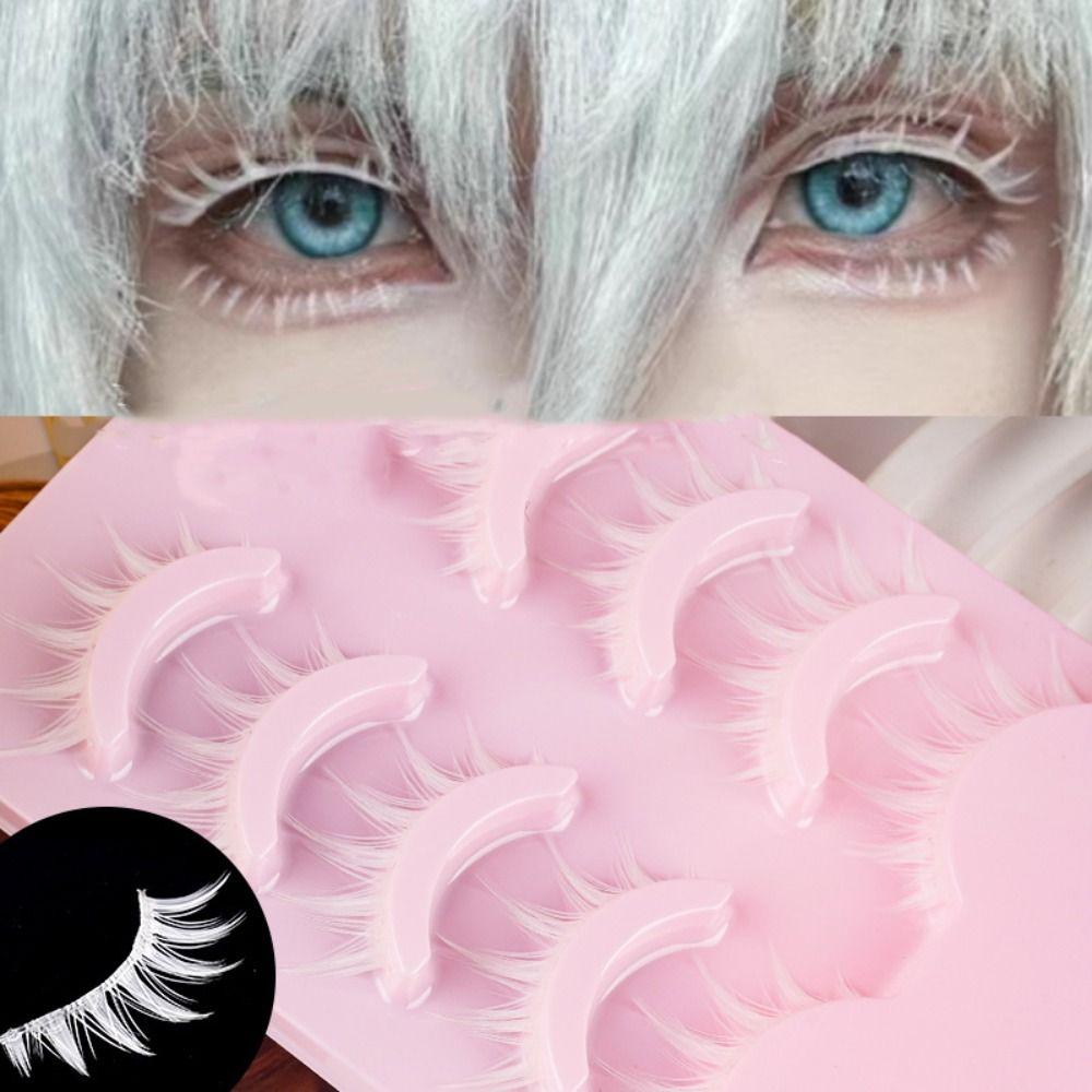 10Clusters Lashes Extension Fluffy False Eyelashes Makeup Curled Fake Eyelashes  Cosplay