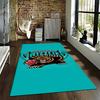 "Memphis Grizzlies Logo Rug with Bear and Basketball Design" Suitable for use as an anti-slip for living room bedroom sofas