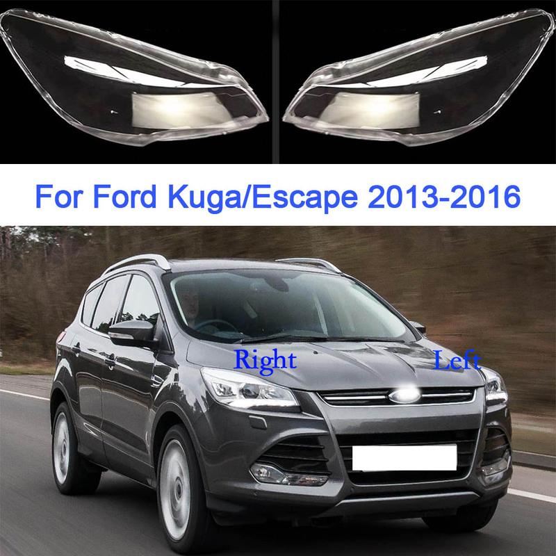 Крышка фары для Ford Kuga Escape 2013 2014 2015 2016 Стекло фары Абажур Линза Замена Оригинальные Автоаксессуары