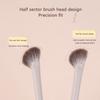 Полувеерообразная кисть для теней для носа, мягкие портативные угловые кисти для контура носа, кисти для размазывания контура носа, профессиональный хайлайтер, румяна, инструменты для макияжа