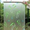 Self-adhesive Frosted Glass Sticker Transparent Opaque Bathroom Bedroom Balcony Blackout Sticker