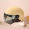 Шлем для электромобиля для женщин, милый и мужской всесезонный универсальный полушлем для защиты от солнца летом