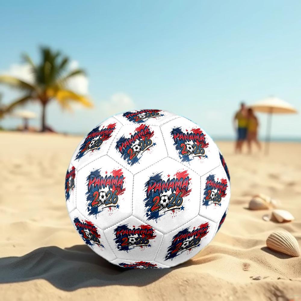 Panama 2026 Soccer Championship Soccer Ball Size 5 Football Machine Sewn Outdoor Universal Football perfect gift for sports enthusiasts