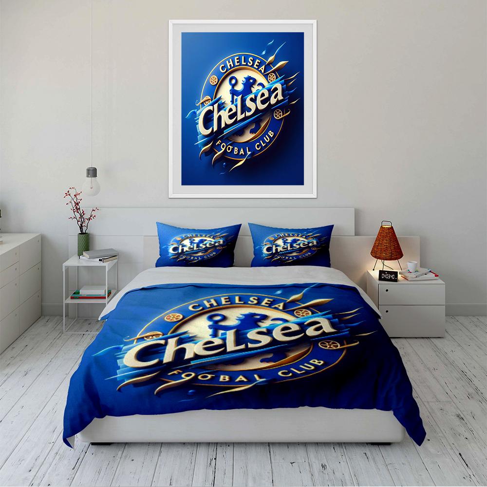 Chelsea Football Club Bedding Set Bedding set (1 duvet cover, 2 pillowcases, duvet not included)