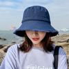 Foldable Thin Bucket Hat Sunshade Sun Protection Cap Sun Cap Raw Edge Fisherman Hat  Men