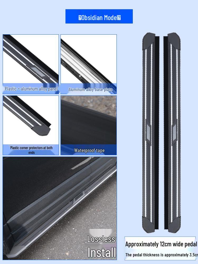 2024 Beijing BJ30 Electric Vehicle Aluminum Foot Pedals with Welcome Lights