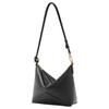 Loewe Fold Detachable Adjustable Shoulder Strap Zipper Closure Leather Crossbody Tote Bag Women Handbags Black C510PT1X01-1100