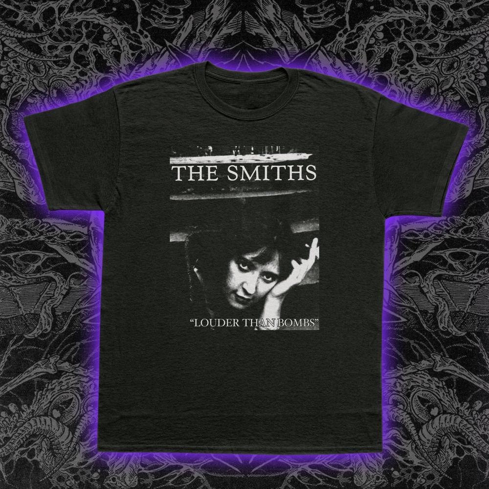 Футболка The Smiths Louder Than Bombs Инди-рок Моррисси Джонни Марр Музыка S-5X Унисекс Футболка