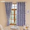 1 шт. LOZUJOJU 70-80% затемнение узор ночное небо печатная короткая штора для спальни гостиная домашний декор