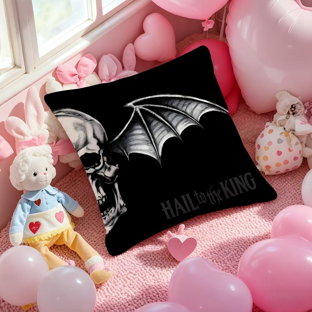 Подушка с принтом группы A-Avenged Sevenfold, наволочка для подушки, для гостиной, дивана, декора спальни