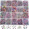 110pcs/SET Acrylic Eyebrow Bars Body Piercing Jewelry Navel Belly Barbell Tongue Lip Rings