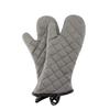 2 Pack Oven Mitts Quilted Terry Cloth Cotton Lining,Extra Long Professional Classic Oven Mitt Heat Resistant Kitchen Oven Gloves