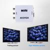 Мини AV2VGA Видеоконвертер Конвертер Бокс AV RCA CVBS в VGA Видеоконвертер Конвертер с 3,5 мм Аудио на ПК HDTV
