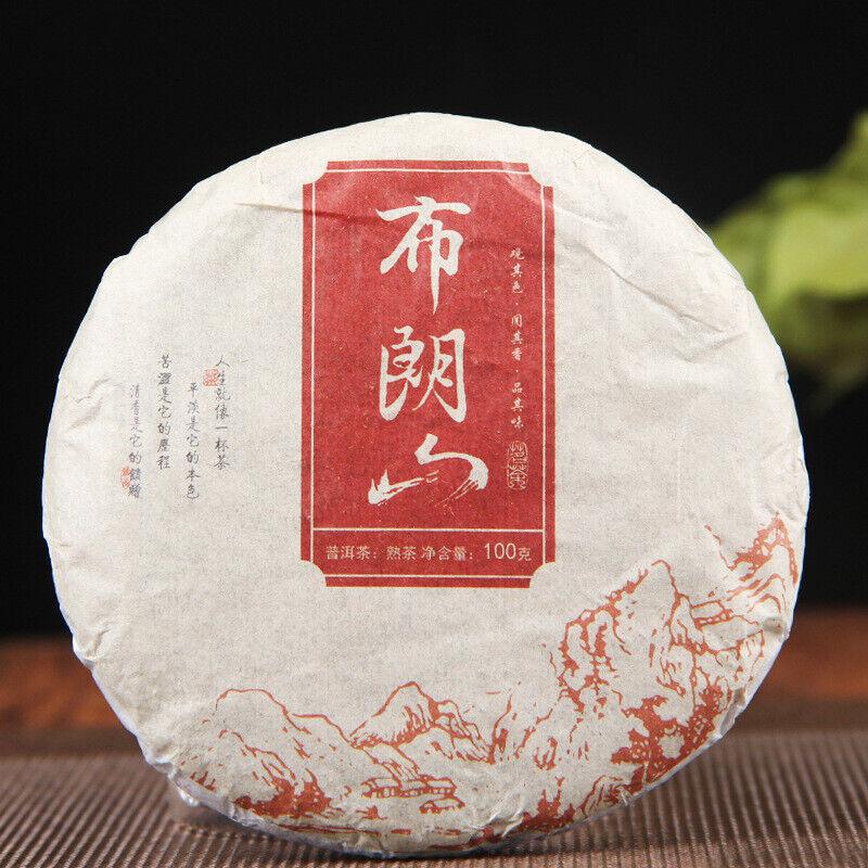 Natural Ripe Pu-erh Tea Menghai Gu Shu Herbal Energy Tea 100g Premium