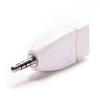 Автомобильный 3,5 мм штекерный разъем на Aux аудио USB 2 гнездовой адаптер-конвертер