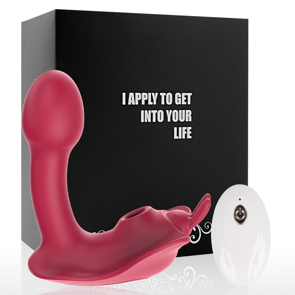 Sucker Vibrator Dildo for Women Vibrating Clitoris Stimulator Remote Control Wearable G Spot massager Panties Female Sex Toys
