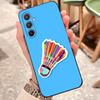 Sport Badminton Racket Phone Case For Samsung S25 Edge 24 23 22 21 20 Ultra Plus Fe Galaxy A54 53 34 25 16 Silicon Cover