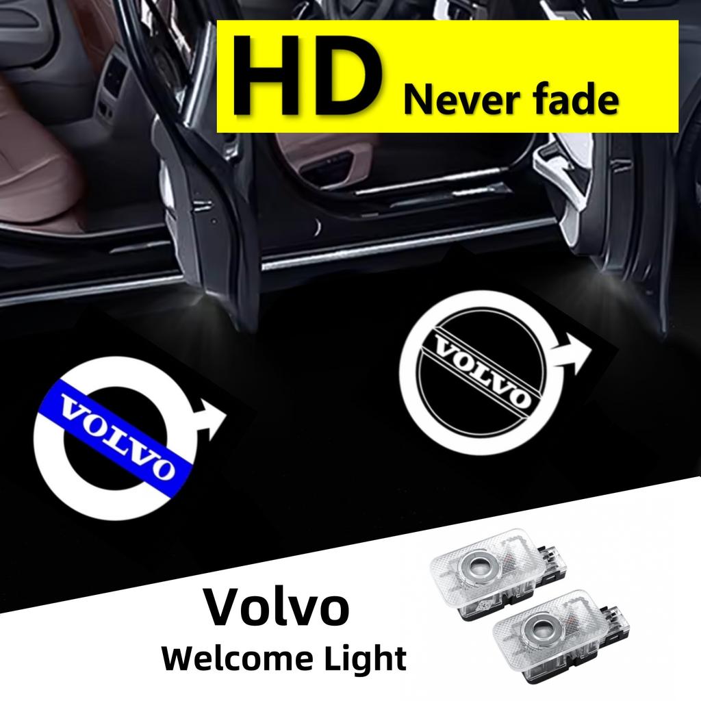 HD Для логотипа Volvo 2012-2016 S80L S60L 2013-2019 V40 V40CC XC60 V60 XC90 Автомобильная светодиодная подсветка двери, проектор, лампа приветствия