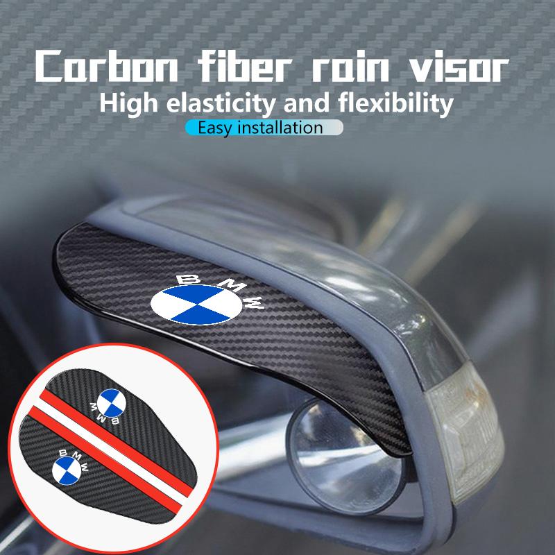 2pcs Car Protector Rearview Mirror Rain Eyebrow Stickers For BMW M3 M5 X3 E93 F10 F20 F30 F40 F15 F25 F26 F31 F49 F86 MLR3