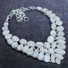 Moonstone Gemstone Handmade 925 Sterling Silver Jewelry Necklace 18" F2c43