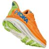 HOKA Clifton 9 2E Wide Solar Flare Lettuce Men Sneakers Orange 1132210-SLRL