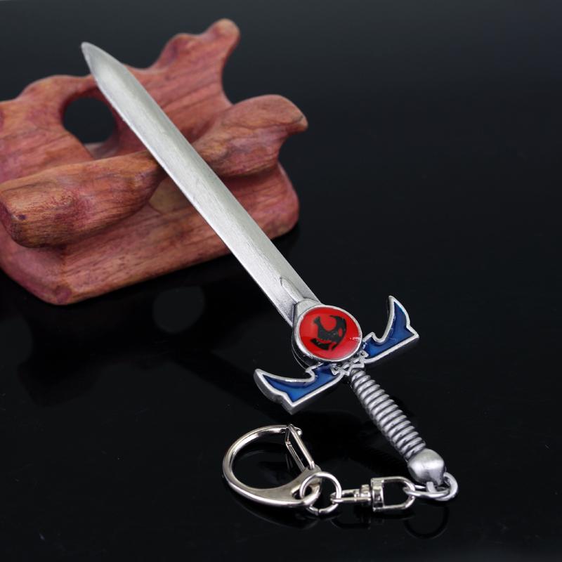 Thundercats Sword Pendants Key Chain Metal Lion Mark Logo Keychains Key Rings Men Movie Jewelry Key Holder Chaveiro Gift