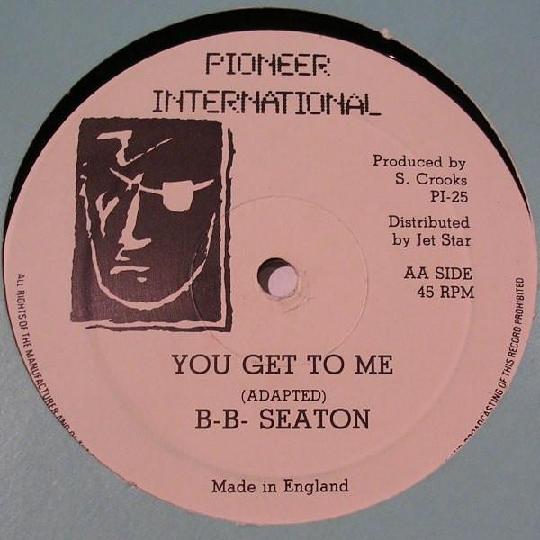 12inch Record B.B. SEATON & DEGO SENSATION - Release Me PI25 Pioneer Interna UK Reggae, Ska & Dub Used