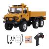 Внедорожный Грузовик на Радиоуправлении, Масштаб 1/18, 6WD, Вездеходный RC Автомобиль, 2.4GHz Гусеничный Транспортный Средство с Освещением, Желтый