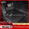 Водонепроницаемые автомобильные коврики из ТПЭ без запаха для Tesla Model S