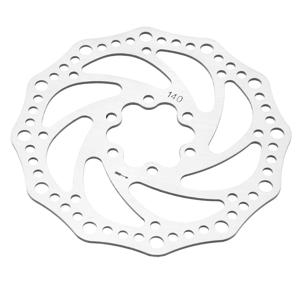 Ротор дискового тормоза для горного велосипеда Стальной 6-болтовый ротор дискового тормоза Запасные части для аксессуаров для горного шоссейного велосипеда 140 мм