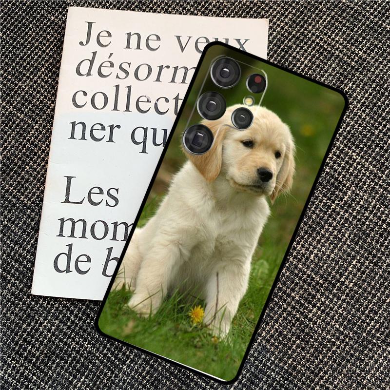 Golden Retriever Dog Case For Samsung Galaxy S25 Ultra S20 S21 S22 S23 S24 Ultra S9 S10 Plus S24 FE Back Cover