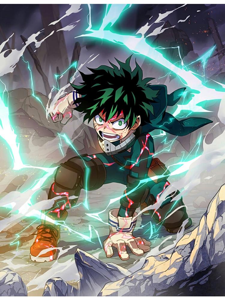 Япония Манга Мой герой Академия Деку плакат холст картина BNHA Midoriya Izuku настенная картина для гостиной украшения дома