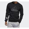 adidas Толстовки Мужские Черные С Круглым Вырезом Умеренные Обычные FU6222