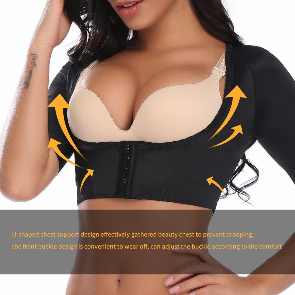 Корсет шейпер с рукавами для подтягивания рук и осанки