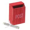 DIY 1/12 Wooden Kids Toy Newspaper Miniature Mail Box Mailbox Ornamant Dollhouse Accessories